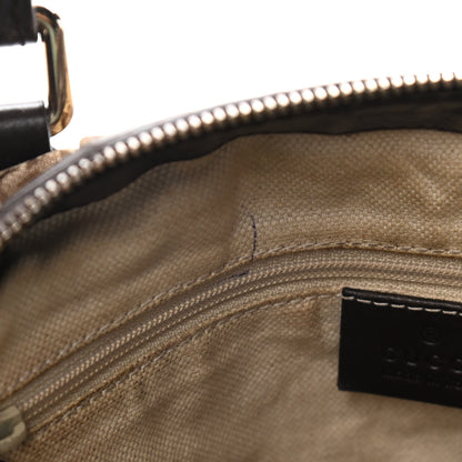 Gucci Monogram Medium Sukey Top Handle Dark Brown 13 of 28