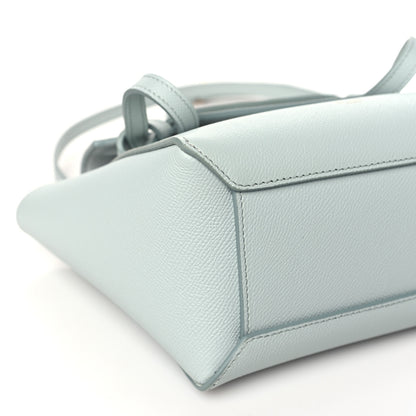 Celine Grained Calfskin Nano Belt Bag Soft Blue 8 of 9