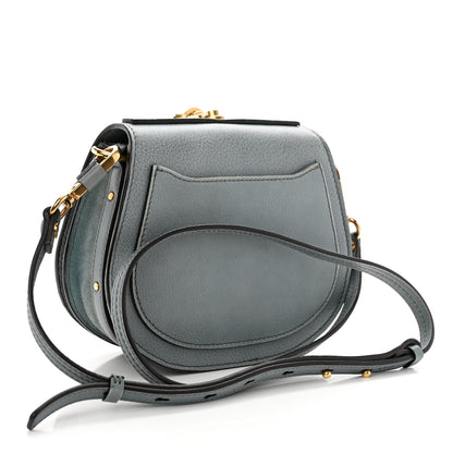 Chloe Calfskin Suede Small Nile Bracelet Bag Cloudy Blue 3 of 10