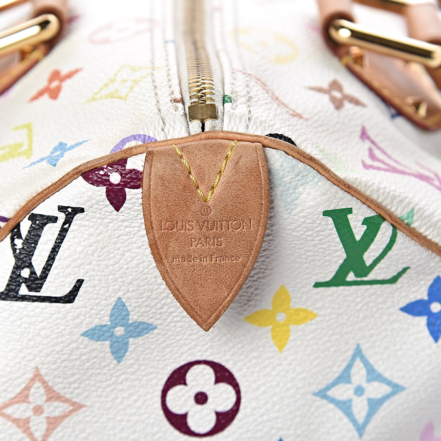 Louis Vuitton Monogram Multicolor Speedy 30 White 6 of 11
