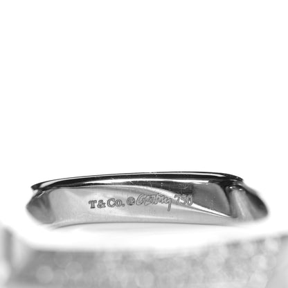 Tiffany 18K White Gold Diamond Frank Gehry Torque Ring 4.5 4 of 5