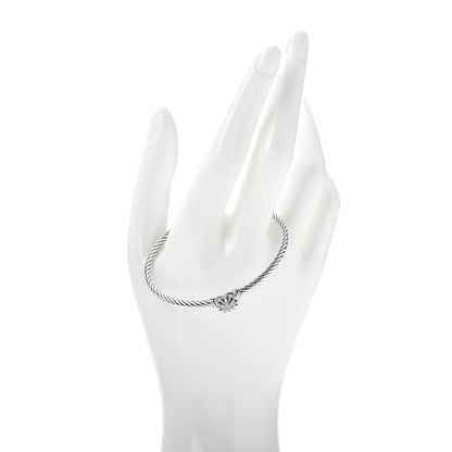 David Yurman Sterling Silver Diamond Starburst Bracelet 2 of 4