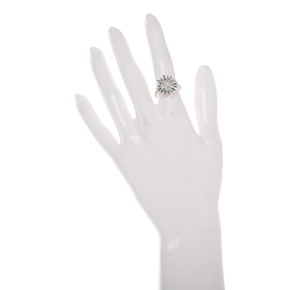 David Yurman Sterling Silver Diamond 17mm Starburst Ring 49 5 2 of 5