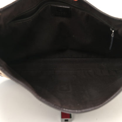 Gucci Monogram Web Jackie O Hobo Dark Brown 5 of 9
