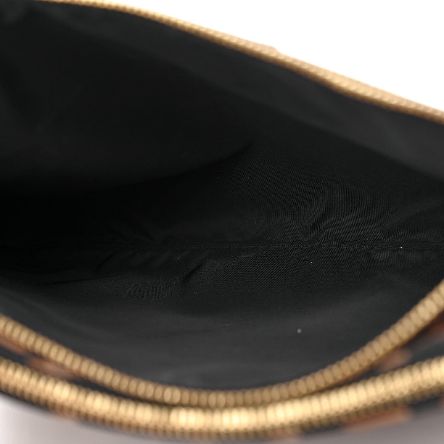Jimmy Choo Nylon Leopard Print Candice Crossbody Black 5 of 11