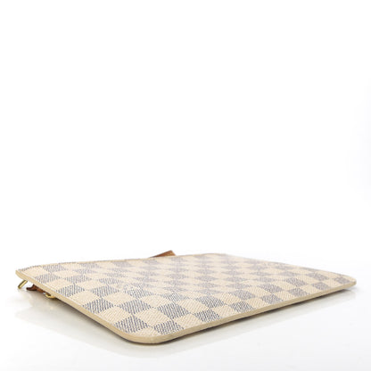 Louis Vuitton Damier Azur Neverfull MM GM Pochette 4 of 8