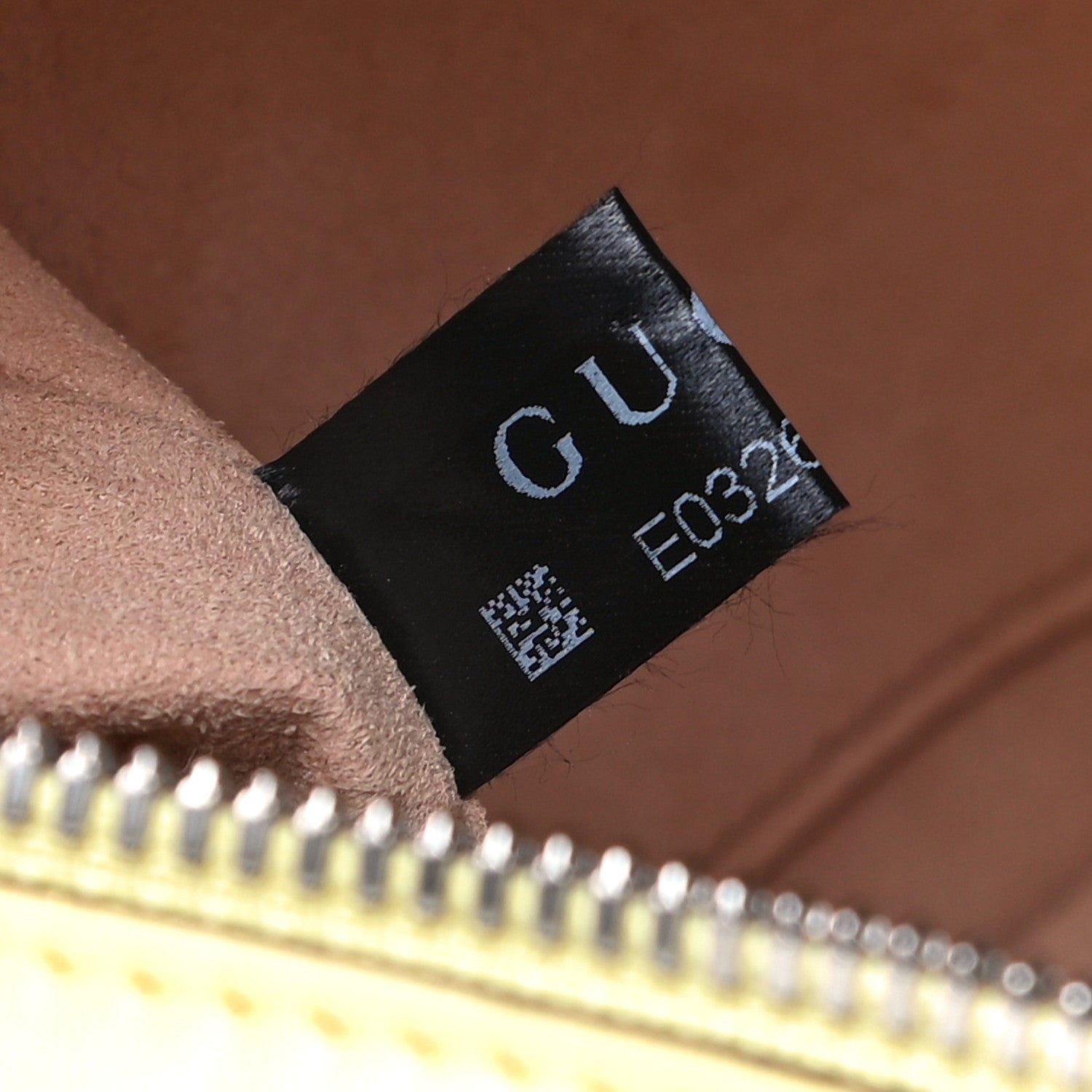 Gucci Calfskin Matelasse Small GG Marmont Chain Shoulder Bag Banana 9 of 13