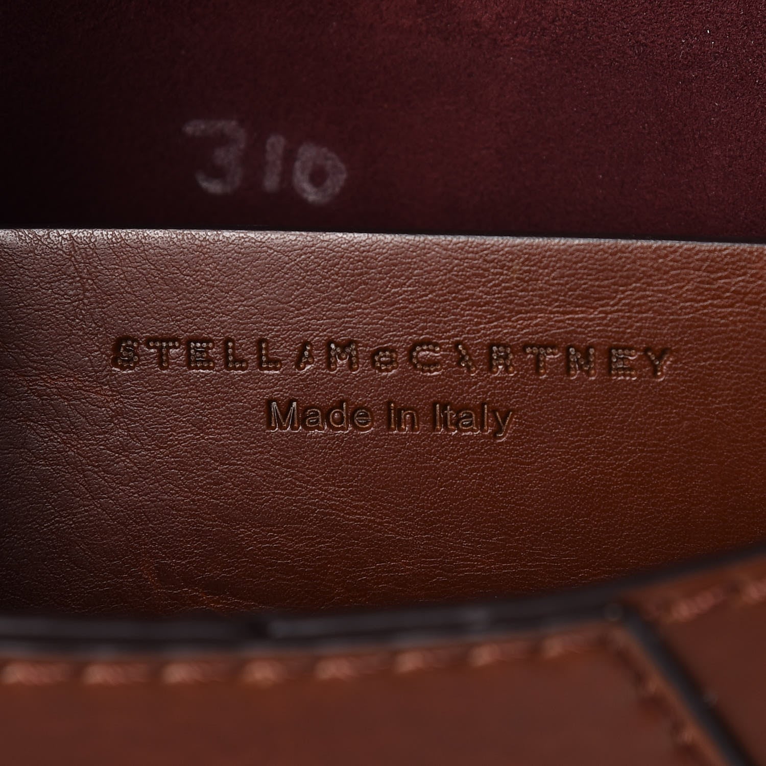 Stella McCartney Eco Alter Nappa Small Popper Shoulder Bag Cognac 8 of 10