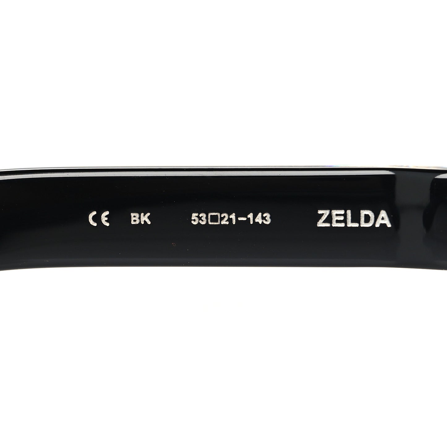 Acetate Zelda Sunglasses Black