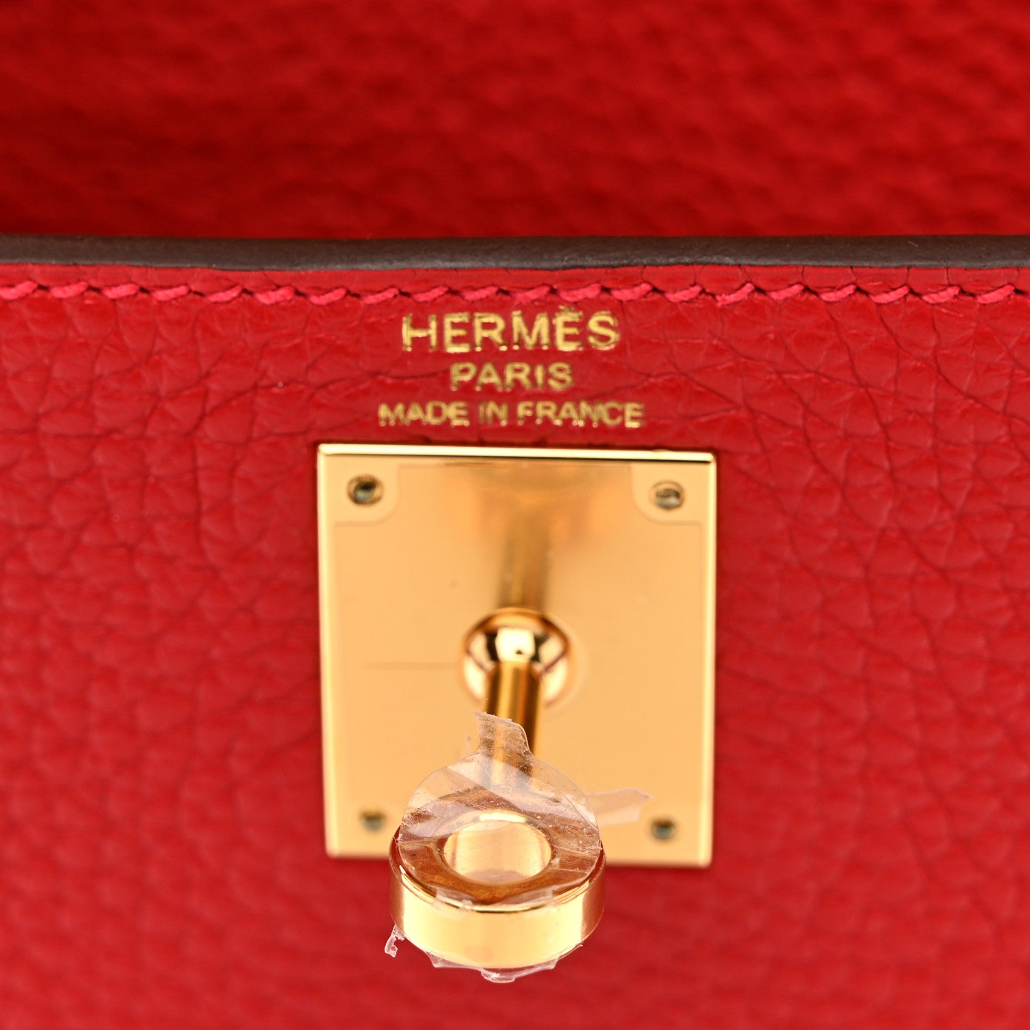 Hermes Taurillon Clemence Kelly Ado Backpack Rouge Casaque 6 of 12