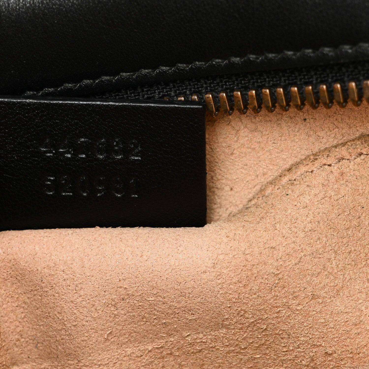 Gucci Calfskin Matelasse Small GG Marmont Chain Shoulder Bag Black 7 of 11