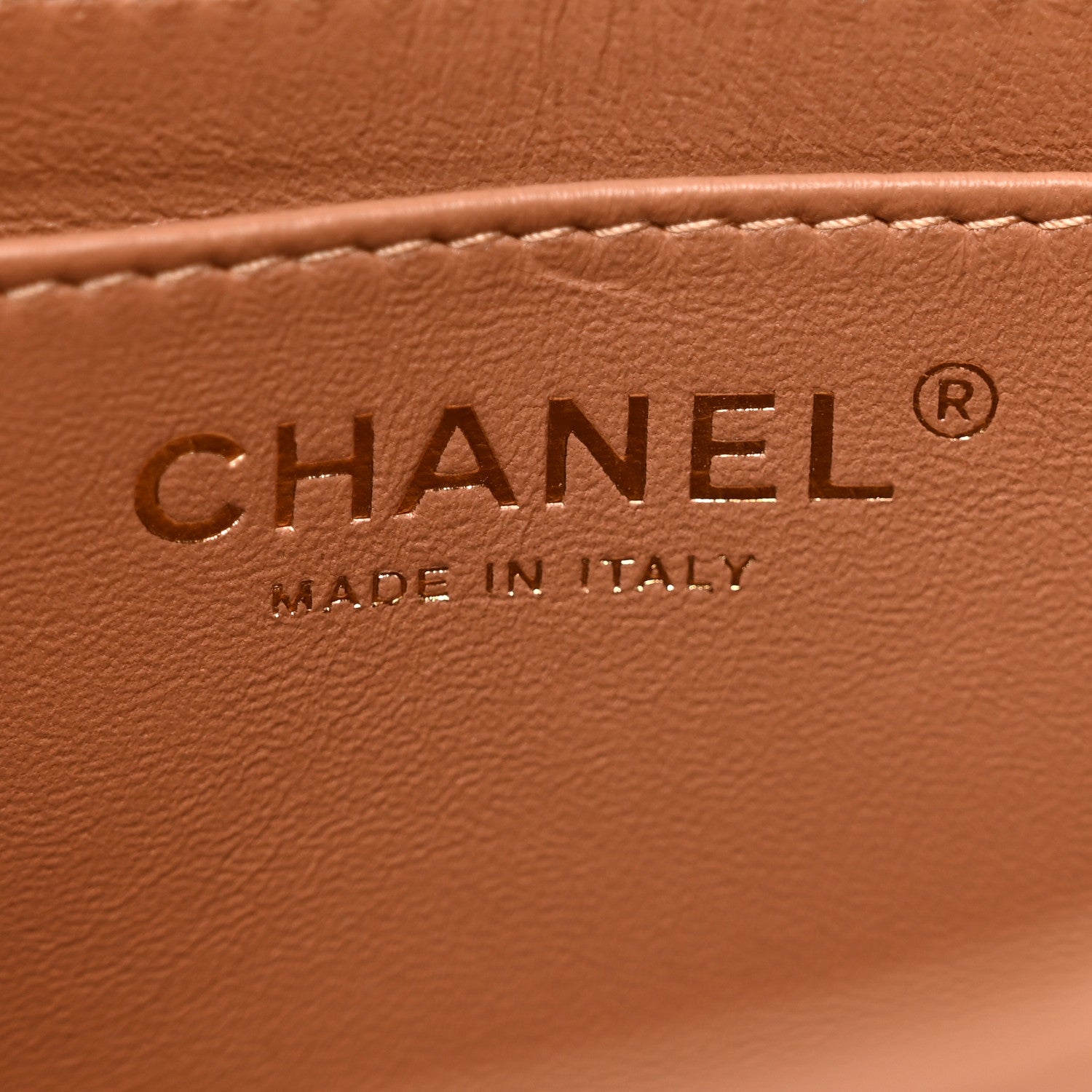 Chanel Lambskin Quilted Mini Rectangular Flap Brown 6 of 10