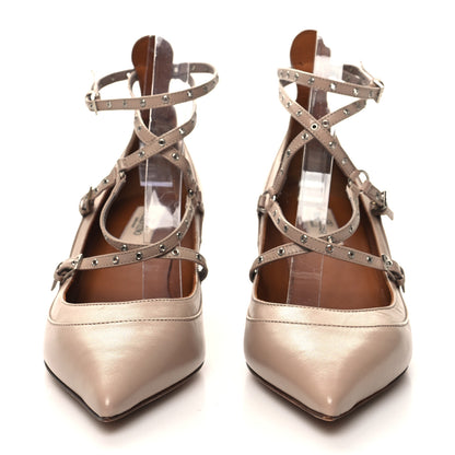 Valentino Garavani Nappa Love Latch 50mm Pumps 38.5 Poudre 2 of 8