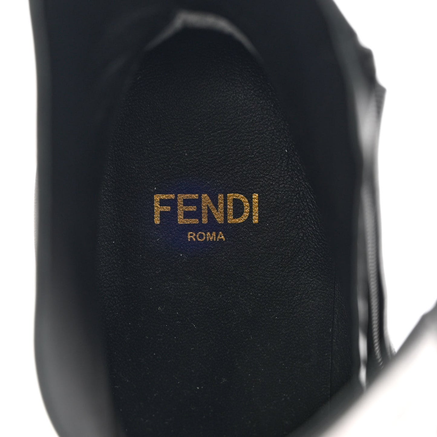 Nappa Fendi First 95mm Booties 37 Black