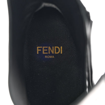 Fendi Nappa Fendi First 95mm Booties 37 Black 6 of 8