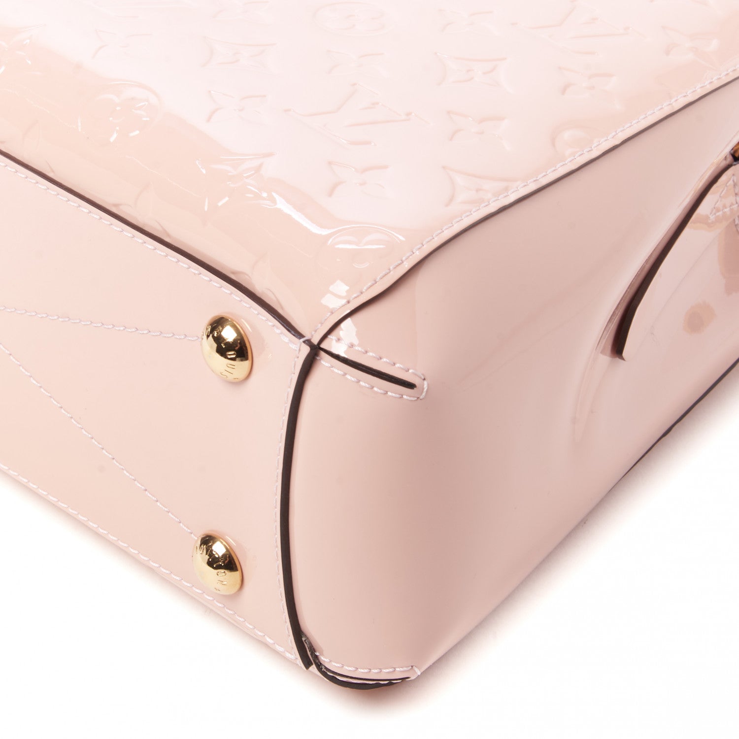 Louis Vuitton Vernis Montaigne BB Rose Ballerine 4 of 7