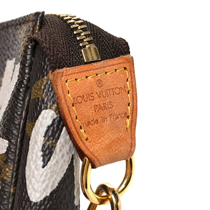 Louis Vuitton Monogram Graffiti Pochette Accessories Silver 6 of 8