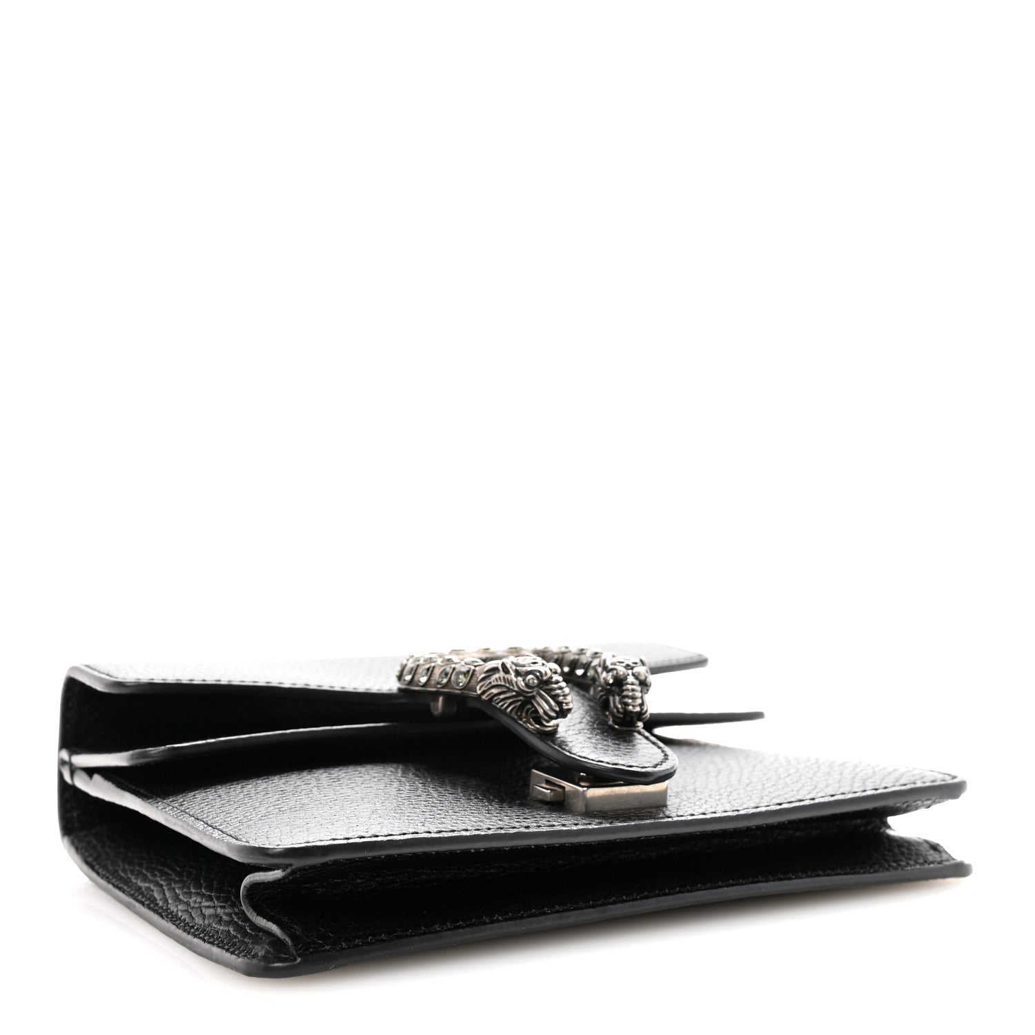 Gucci Calfskin Mini Dionysus Shoulder Bag Black 4 of 11