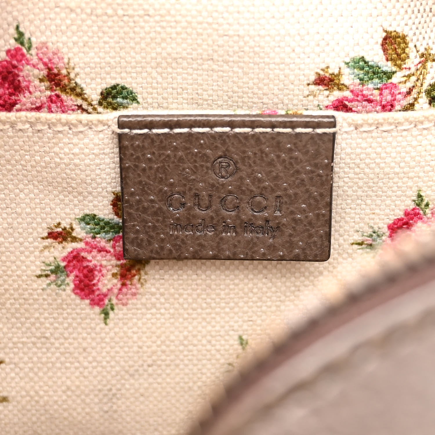 Gucci GG Supreme Monogram Web Neo Vintage Shoulder Bag Beige New Acero Crop 6 of 9