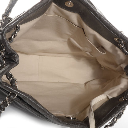 Chanel Soft Caviar Timeless CC Large Shopping Tote Grey 5 of 7