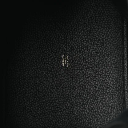 Hermes Taurillon Clemence Picotin Lock 22 MM Black 5 of 11