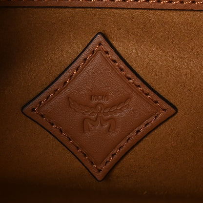 MCM Lauretos Nappa Medium Ella Boston Bag Cognac 6 of 9