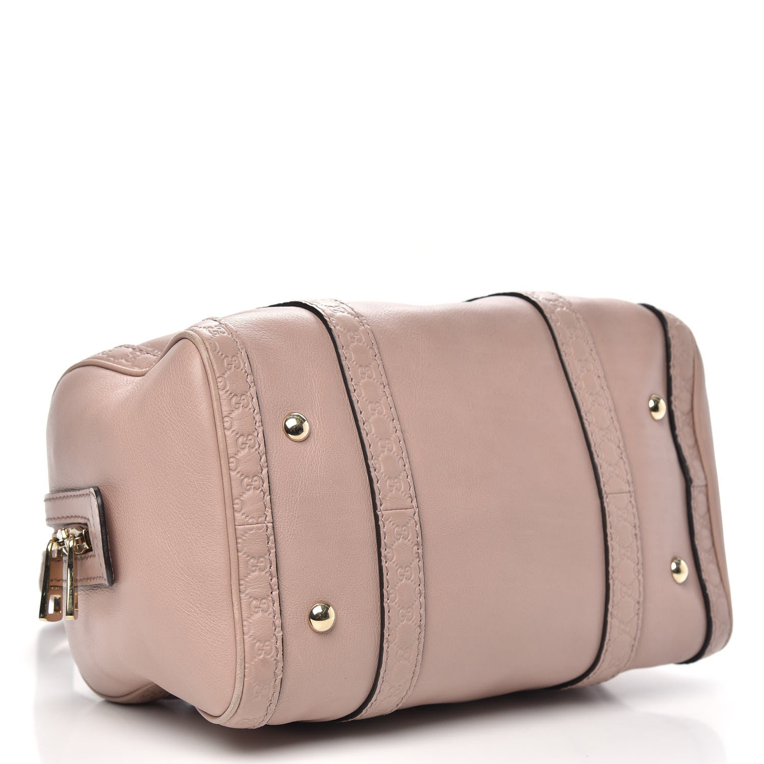 Gucci Calfskin Microguccissima Trim Medium Boston Pink 4 of 16