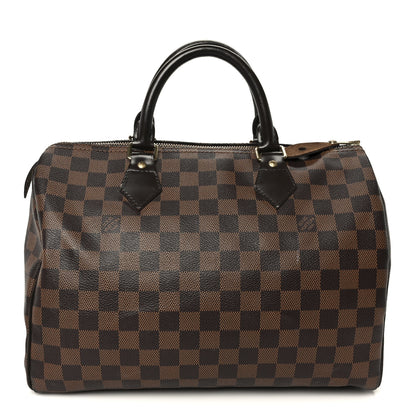 Louis Vuitton Damier Ebene Speedy 30 1 of 12