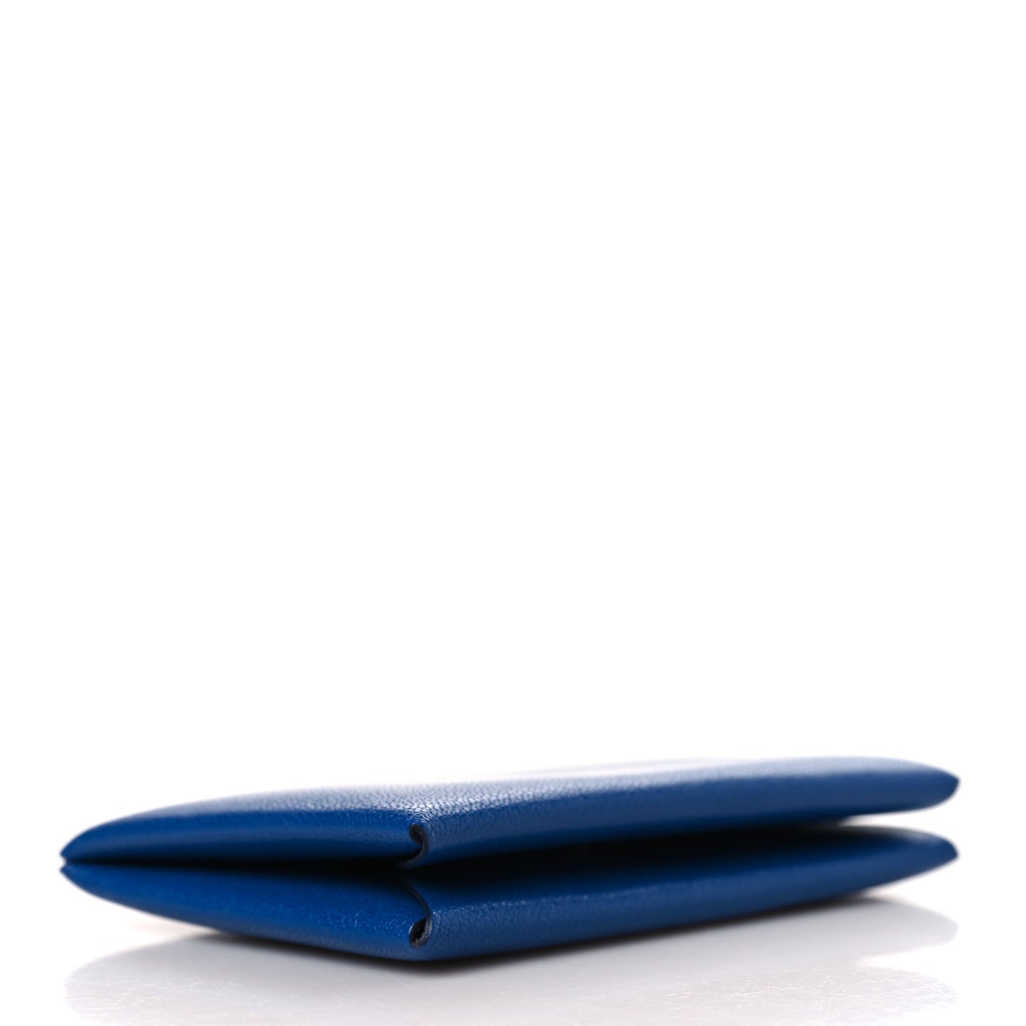 Chevre Mysore Calvi Card Case Bleu Royal