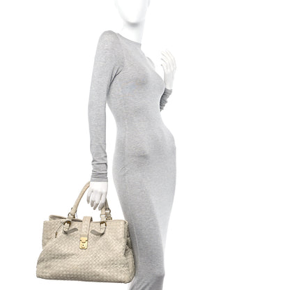 Bottega Veneta Nappa Intrecciato Medium Roma Tote Marmo 3 of 14