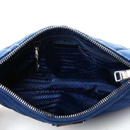 Prada Nylon Tessuto Impuntu Quilted Crossbody Bag Royal Blue 4 of 6