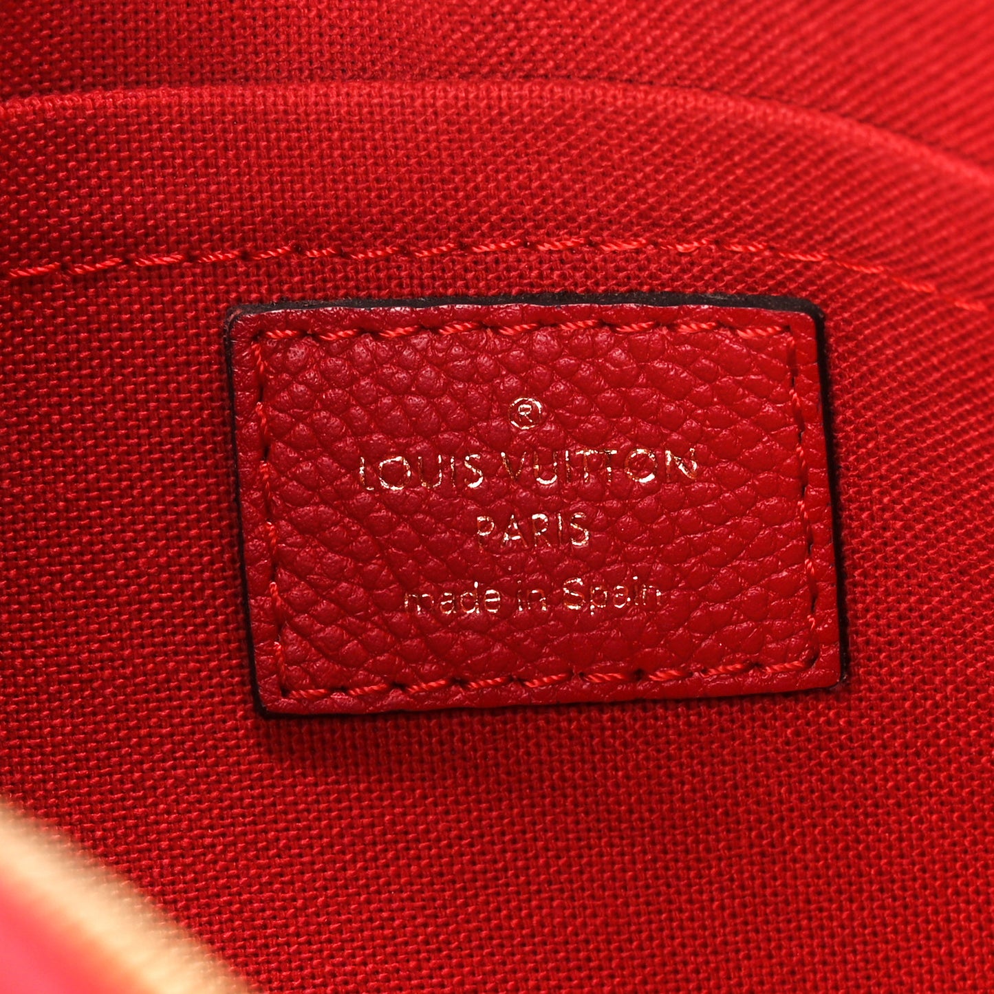 Monogram Pallas Clutch Cherry