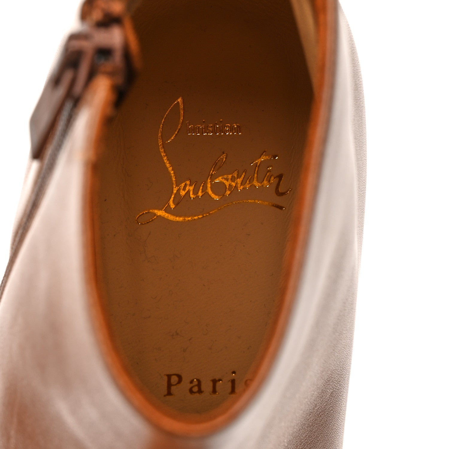 Christian Louboutin Calfskin Sahel 85 Ankle Boots 36 Cuoio 6 of 8