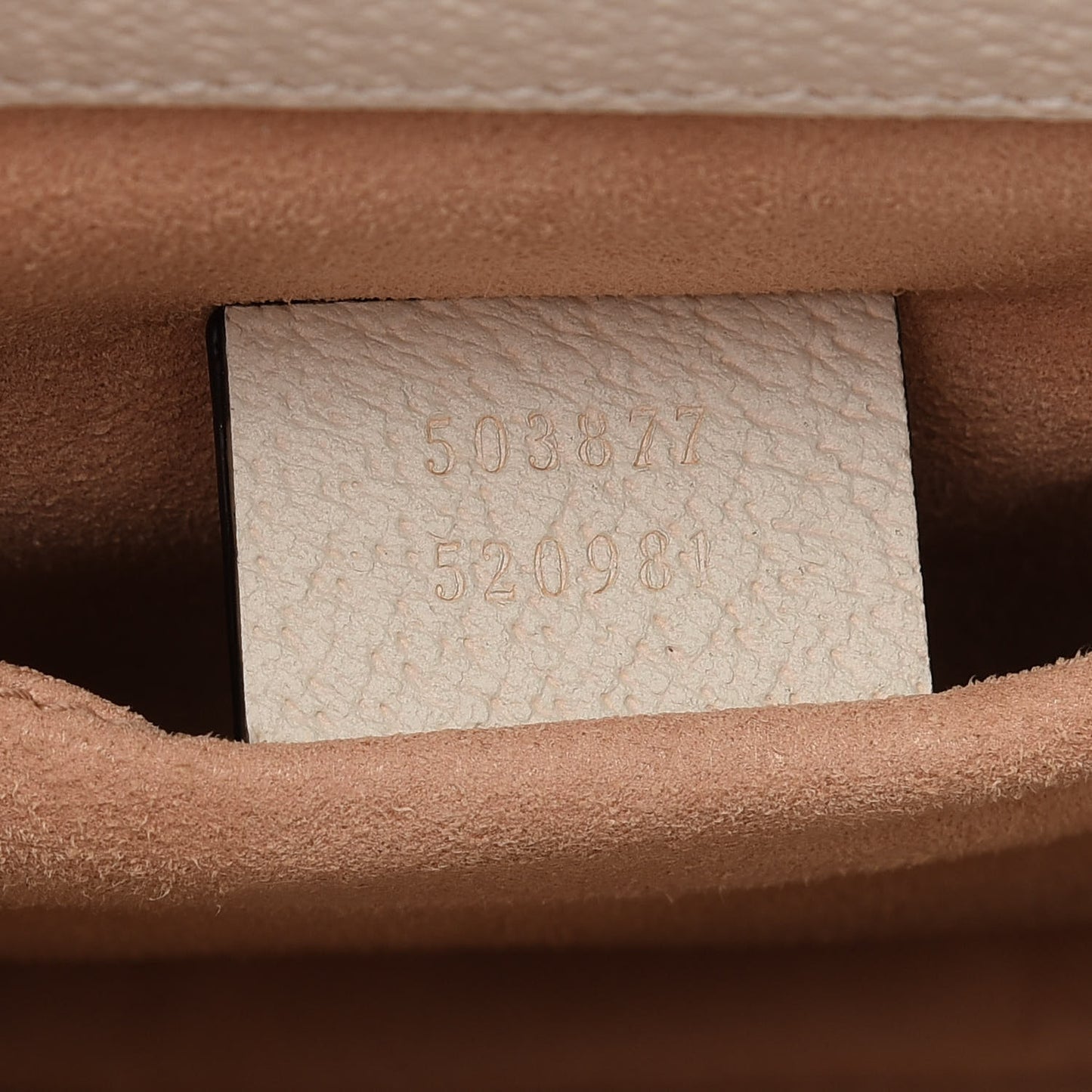 Textured Calfskin Web Small Ophidia Chain Shoulder Bag Mystic White