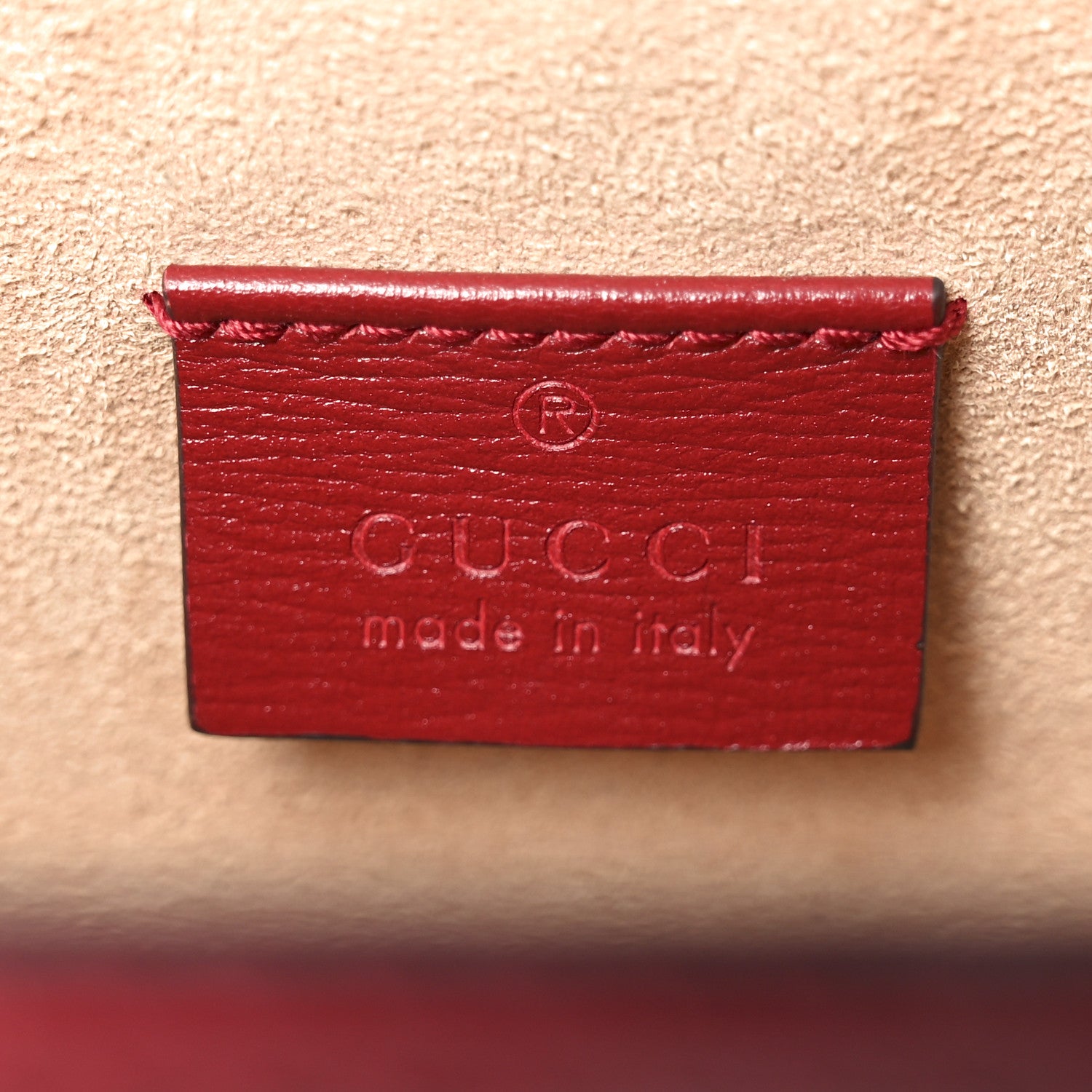 Gucci Azalea Calfskin Small Padlock Bamboo Shoulder Bag Romantic Cerise 6 of 11