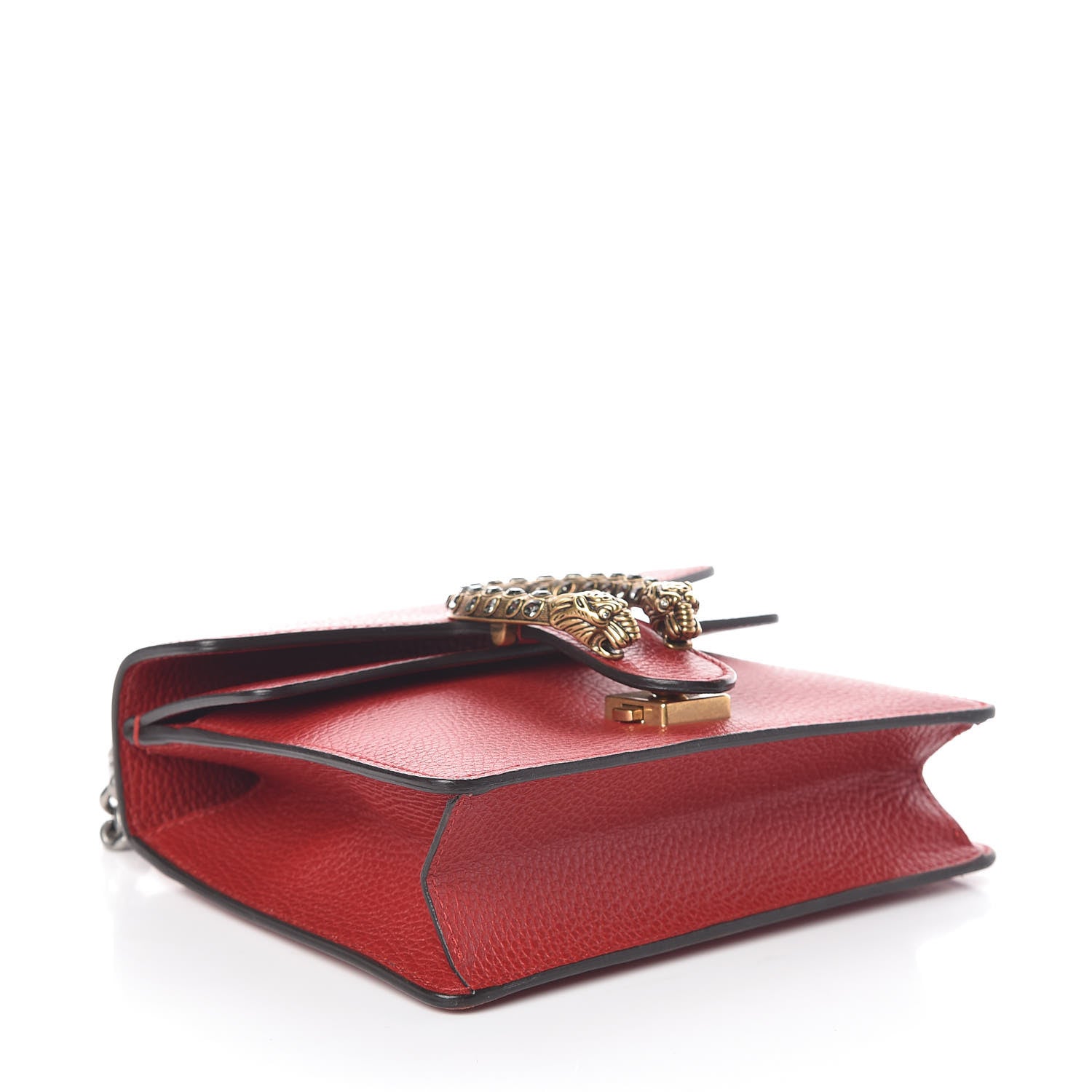 Gucci Calfskin Mini Dionysus Shoulder Bag Hibiscus Red 4 of 10