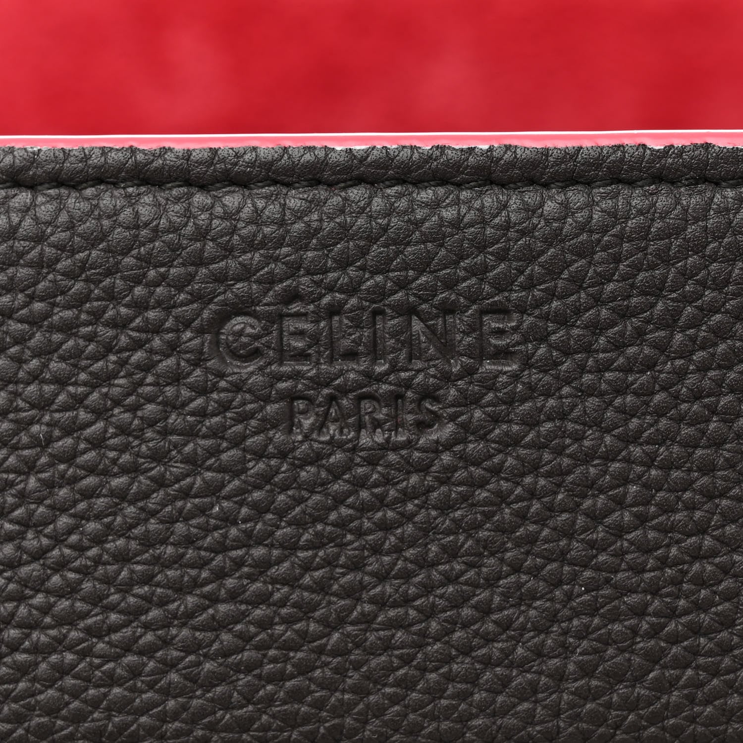 Celine Baby Grained Calfskin Medium Phantom Luggage Dark Taupe 6 of 16