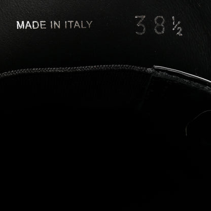 Prada Vernice Triangle 50mm Loafers 38.5 Black 7 of 10
