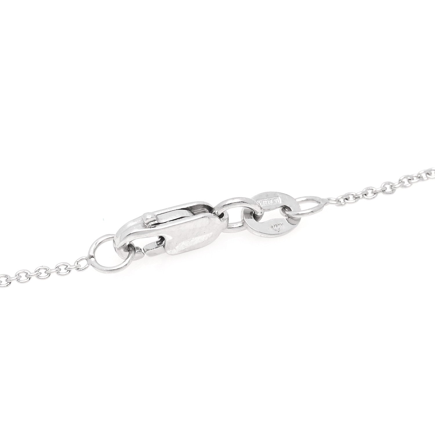 Roberto Coin 18K White Gold Diamond .10ct Diamonds by the Inch Pendant Necklace 5 of 5