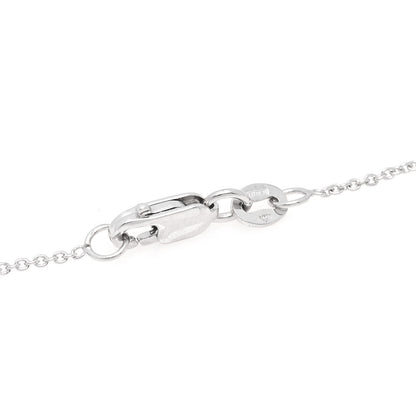 Roberto Coin 18K White Gold Diamond .10ct Diamonds by the Inch Pendant Necklace 5 of 5
