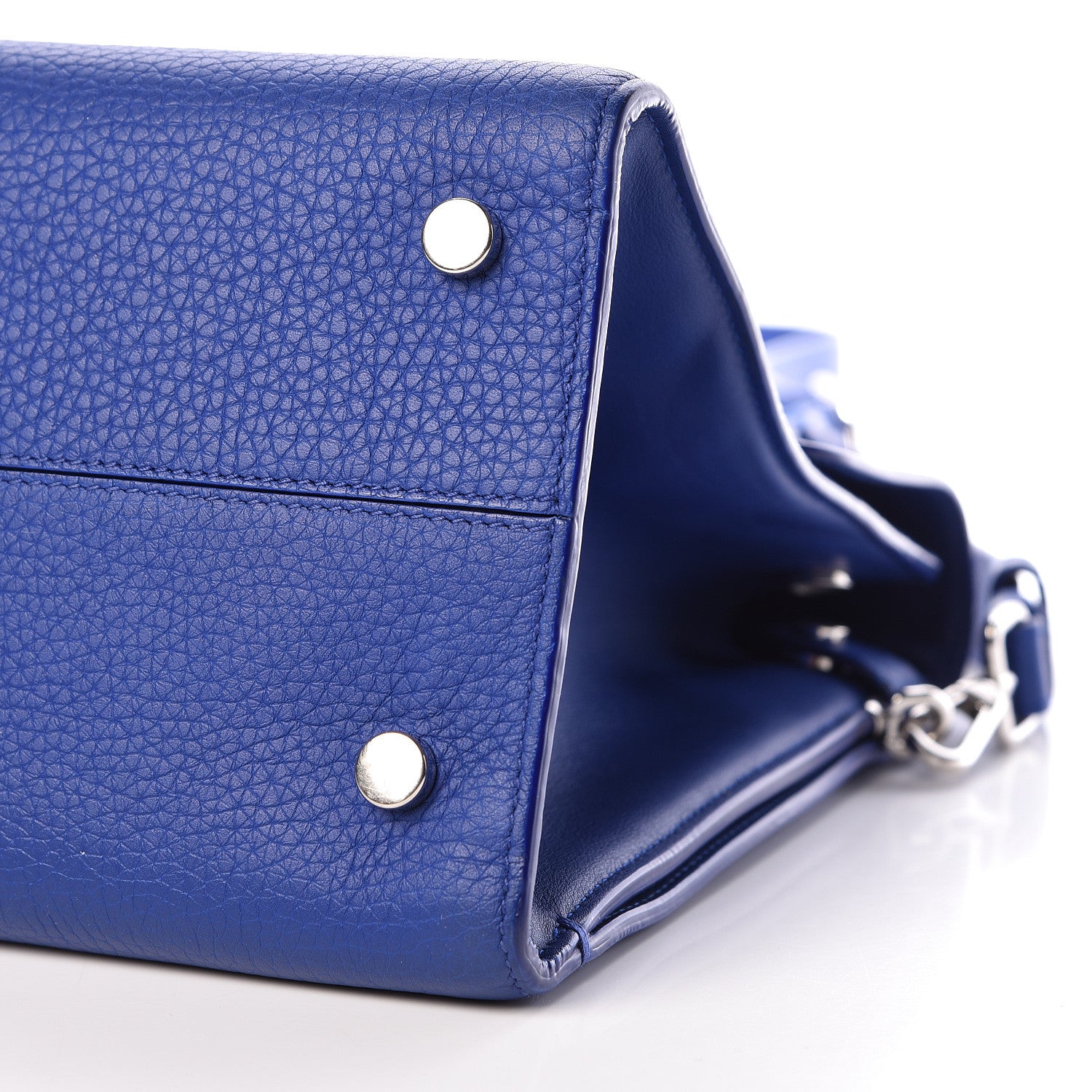 Christian Dior Bullcalf Medium Diorever Flap Yves Klein Blue 10 of 17
