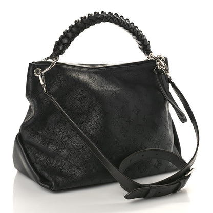 Louis Vuitton Mahina Beaubourg Hobo MM Black 3 of 9
