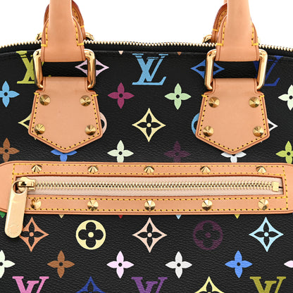 Louis Vuitton Monogram Multicolor Alma Black 8 of 14