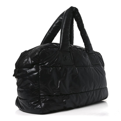 Chanel Nylon Coco Cocoon Large Reversible Tote Black 3 of 10