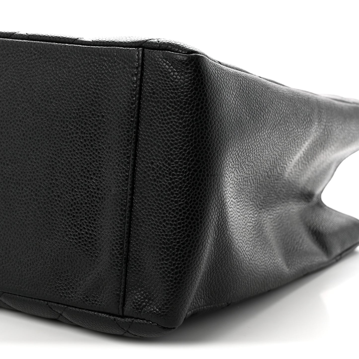 Caviar Quilted Grand Shopping Tote GST Black