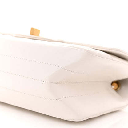 Chanel Aged Calfskin Chevron Quilted 2.55 Reissue Mini Flap White 10 of 11