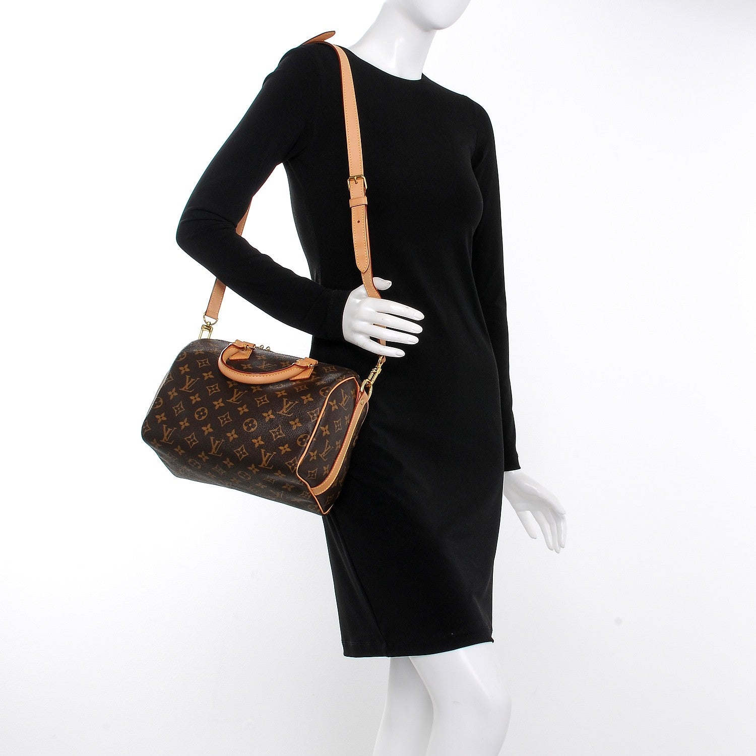 Louis Vuitton Monogram Speedy Bandouliere 25 2 of 12