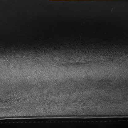 Gucci GG Supreme Monogram Calfskin Small Padlock Shoulder Bag Beige Black Cuir 14 of 18