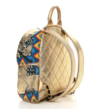 Chanel Graffiti Printed Canvas Street Spirit Backpack Multicolor 3 of 16