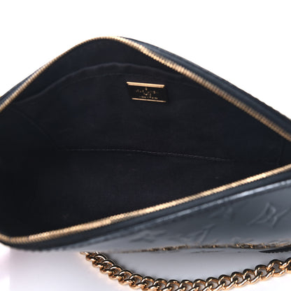 Louis Vuitton Vernis Santa Monica Clutch Noir Magnetique 5 of 9